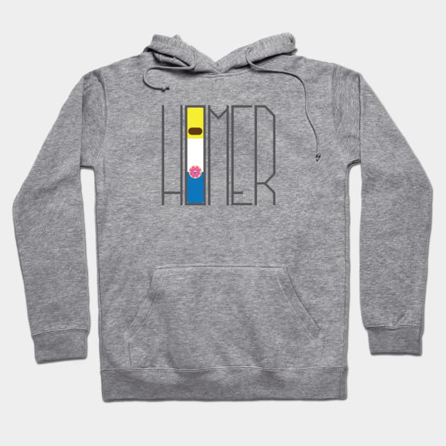 Minimalist Homer Hoodie by CarmenRosso2209